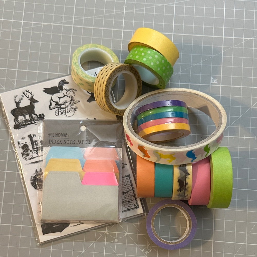 Colorful Washi Tape Set